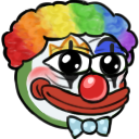 :3923-pepe-clownmakeup: